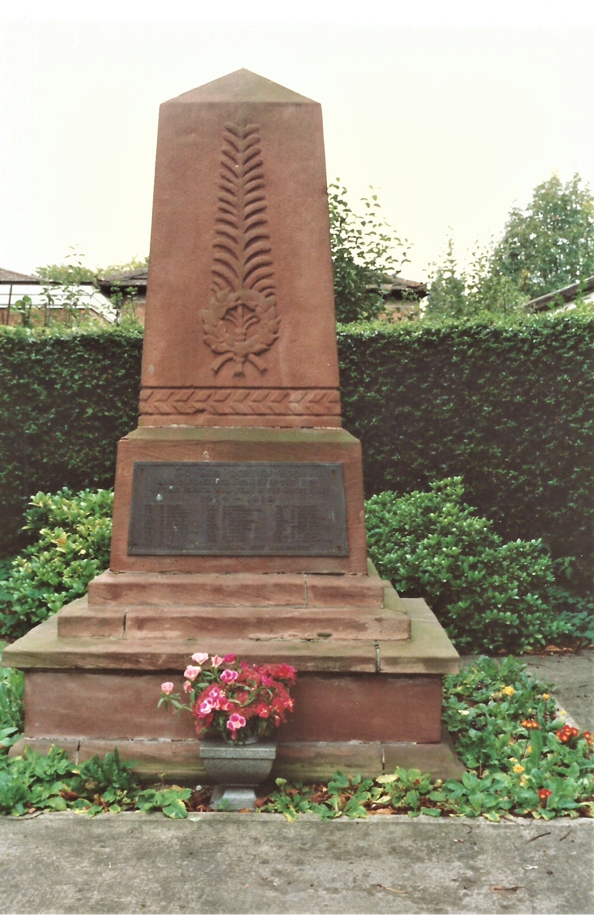 Overton on Dee War Memorials Online